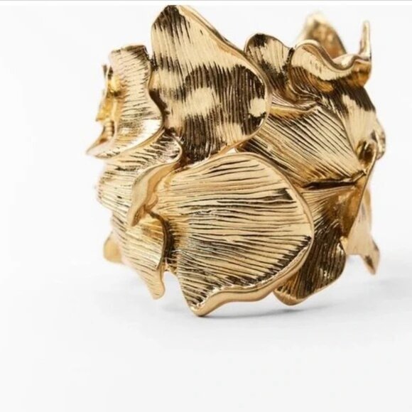 Zara floral maxi armbands bracelet 2024 🔥✨✨✨🔥 NWT - Picture 2 of 9